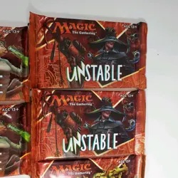 5 MTG Unstable Sealed Booster Packs From Drafting English Magic the Gathering C - Image 2