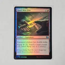 Hard-Won Jitte 0091 Teenage Mutant Ninja Turtles Magic: The Gathering Foil NM - Image 1