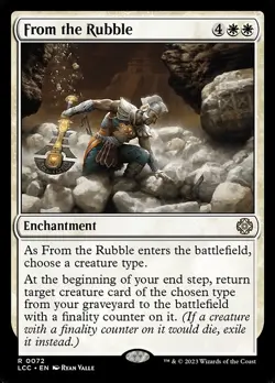 From the Rubble - 72 - LCC - Near Mint - MTG - Image 1