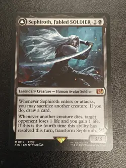 MTG Sephiroth, Fabled SOLDIER 115 Universes Beyond: Final Fantasy Regular - Image 1