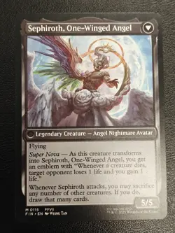 MTG Sephiroth, Fabled SOLDIER 115 Universes Beyond: Final Fantasy Regular - Image 2