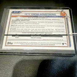 Pete Crow-Armstrong Topps/Bowman 12-Card Premium Lot w/RC/Base/inserts/parallels - Image 3