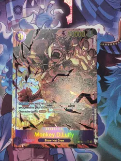 One Piece TCG - Monkey D Luffy OP09-119 SEC Alt Art NM- - Emperors Of New World - Image 2