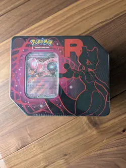 Pokemon TCG Team Rocket’s Mewtwo Tin - Sealed - Image 2