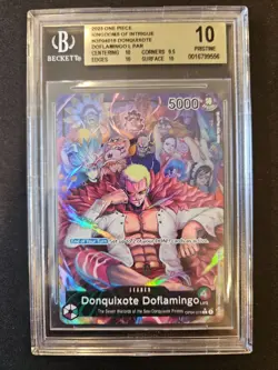 2023 One Piece Donquixote Doflamingo OP04-019 Leader Alt English BGS 10 PRISTINE - Image 1