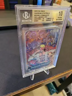 2023 One Piece Donquixote Doflamingo OP04-019 Leader Alt English BGS 10 PRISTINE - Image 5