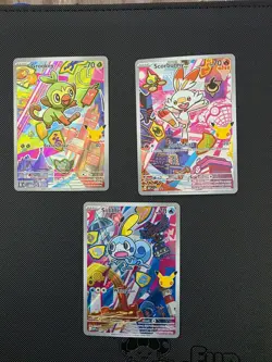 Pokemon TCG: First Partner Illustration Collection Series 2 Galar Gen 8 set of 3 - Image 1