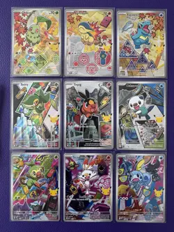 Pokemon TCG First Partner Illustration Series 2 Collection **Full Set of 9** - Image 1