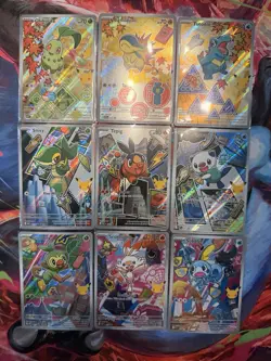 Pokemon TCG First Partner Series 2 Illustration Collection Full Set Of 9 ! - Image 1