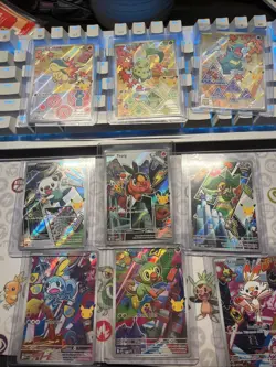 Pokemon TCG: Complete Set of 9 First Partner Illustration Collection Series 2 - Image 1