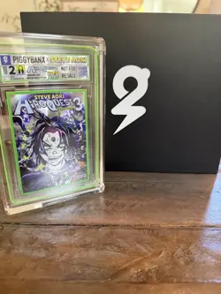 Piggybanx 1/1 Card Steve Aoki x Hiroquest 3 Paragon Green - Image 1