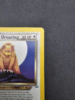 🐻 Pokemon TCG Dark Ursaring 21/105 - Vintage - Neo Destiny - WOTC - MP 🐻 - Image 4