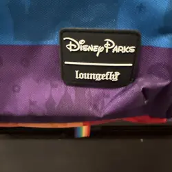 Disney Loungefly Mickey Mouse Rainbow Pride Backpack Large Full Size Bag New - Image 3