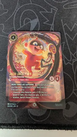 Disney Lorcana TCG Jack-Jack Parr Incredible Potential 232/204 EN Foil - Image 3