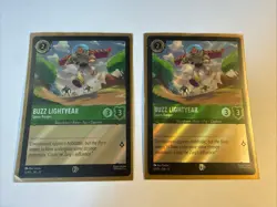 ✨Two (2) AMC ONLY Buzz Lightyear - Space Ranger 57/P3 Disney Lorcana Promo Foil - Image 1
