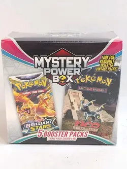 Pokemon TCG: Mystery Power Box Chase Pack Seeded 1:10 (5 Booster Packs) - Image 1