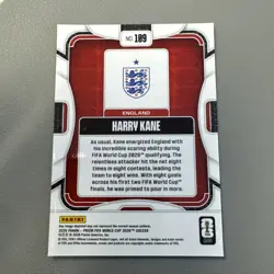 2026 Panini Prizm FIFA World Cup Harry Kane Base England - Image 3