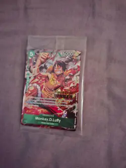 One Piece TCG Monkey D Luffy p-135 Winner card Sealed - Image 1