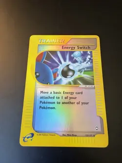 Pokemon TCG Aquapolis Energy Switch 120/147 Reverse Holo Uncommon English 2002 - Image 1