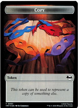 Ooze / Copy Double-Sided Token (FOIL) - [Teenage Mutant Ninja Turtles] TMC MTG - Image 3