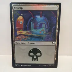Swamp (0317) Foil, MTG Teenage Mutant Ninja Turtles - Image 1