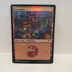 Mountain (0318) Foil, MTG Teenage Mutant Ninja Turtles - Image 1
