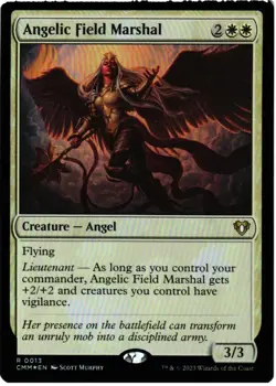 Angelic Field Marshal 13 R Commander Masters NM Foil MTG - Image 1