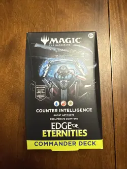 Edge of Eternities Commander Deck - Counter Intelligence MTG Brand New Sealed - Image 1