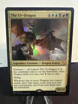 MTG The Ur-Dragon - Commander 2017 Foil - Image 1