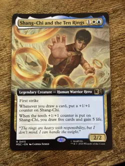 MTG Shang-Chi and the Ten Rings - Extended Art, NM-Mint, English Commander: Marv - Image 1
