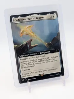 MTG - Caduceus, Staff of Hermes - Extended Art Rare #155 UB: Assassin's Creed - Image 1
