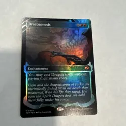 MTG Dracogenesis Foil Enchantment Ugin Tarkir: Dragonstorm Mythic 0402 - Image 1