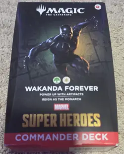 Magic The Gathering Marvel Super Heroes Commander Deck - Wakanda Forever - Image 1