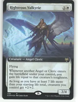 Righteous Valkyrie (Extended Art) Foil R Kaldheim 338 NM - Image 1
