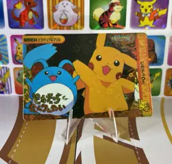 Pokemon Charizard Sticker Rare Vintage Vending Machine Holo prism Nintendo 1998 - Image 1