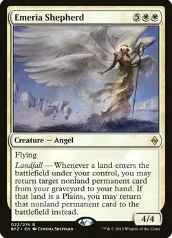 X 1 Emeria Shepherd NM-M Battle for Zendikar BFZ 022 MTG Magic The Gathering - Image 1