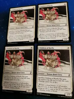 MTG - Children of Korlis x4 - Playset - Time Spiral Remastered - Magic - Image 1