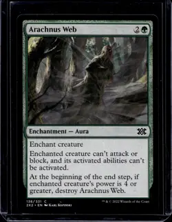 MTG Arachnus Web (Double Masters 2022) 136/331 (NEAR MINT) - Image 1