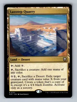 Lazotep Quarry 131 Regular Commander: Modern Horizons 3 Magic: The Gathering NM - Image 1