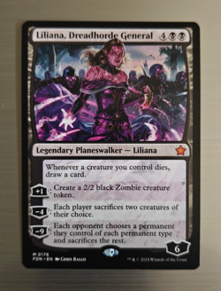 Liliana, Dreadhorde General - Foundations - FDN - #176 - NM - Image 1