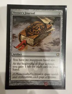 Wizards of the Coast Venser's Journal Scars of Mirrodin Rare EN 220 MTG Regular - Image 1