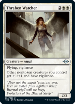 Light Play, English MTG Foil Thraben Watcher - Foil Modern Horizons 2 Magic the - Image 1