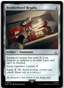 Brotherhood Regalia 71 Uncommon Universes Beyond: Assassin's Creed Near Mint - Image 1