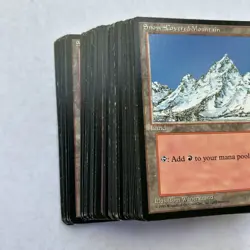 Snow Covered Mointain - Ice Age - Land - (54) MTG Cards - Image 3