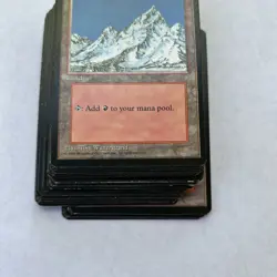 Snow Covered Mointain - Ice Age - Land - (54) MTG Cards - Image 4