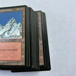 Snow Covered Mointain - Ice Age - Land - (54) MTG Cards - Image 5
