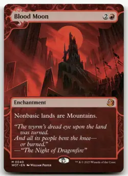 Blood Moon #40 (NM) Wilds of Eldraine WOT Magic MTG - Image 1