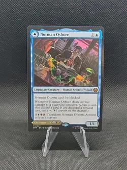 MTG Marvel Spiderman Green Goblin - Norman Osborn - 2 Sided Card - M0039 - Image 2