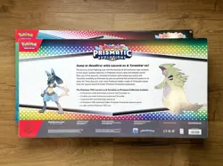 Pokemon Prismatic Evolutions Lucario ex Tyranitar ex Premium Collection LOT OF 2 - Image 2
