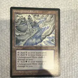 Wizards of the Coast Magic: The Gathering Underground River Ice Age Rare #357 - Image 1